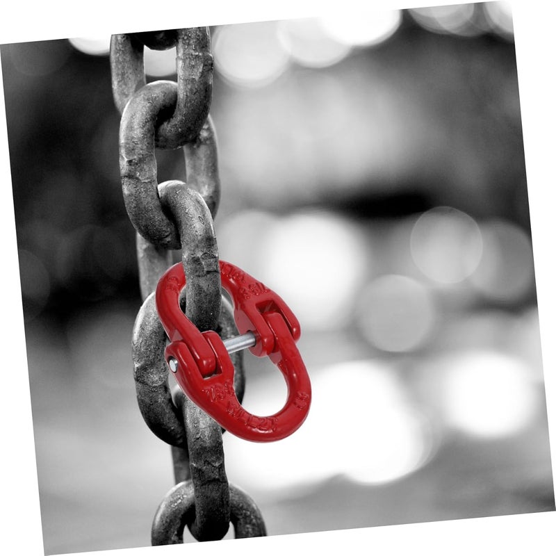 Heavy Duty Trailer Safety Chain Link Coupler Connector High Strength Steel For Lifting Sling - Image 4